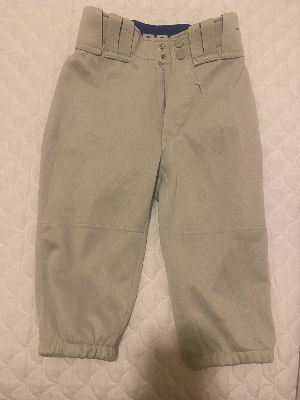 Youth Mizuno gray Baseball knickers